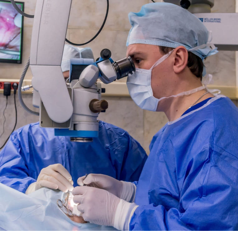 Хирургическая операция при глаукоме